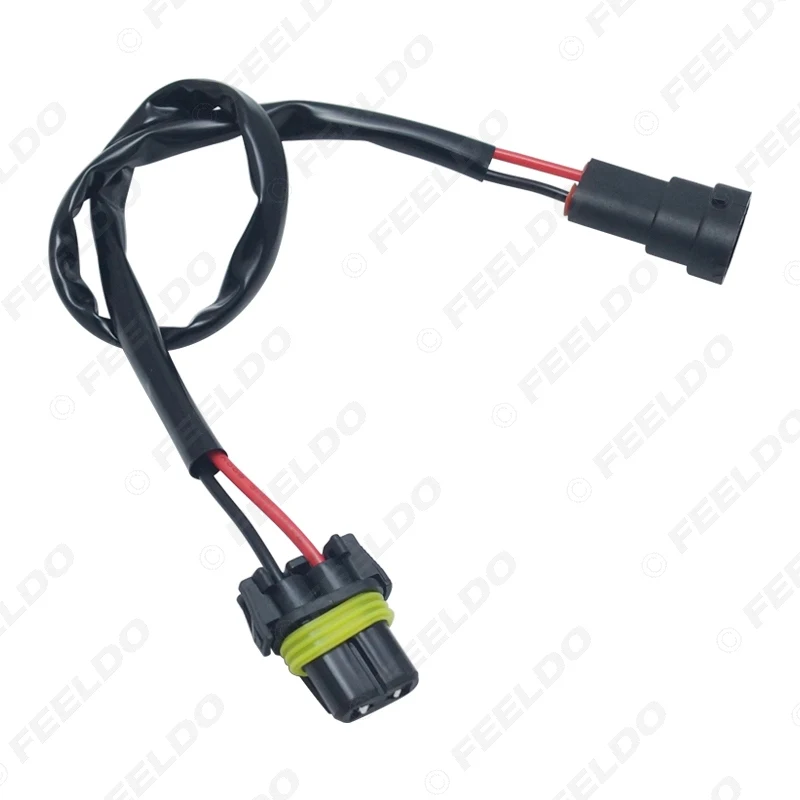 FEEKDO 2 шт. 12 В Авто H11 до 9005/9006 Штекер кабель питания HID конверсионный комплект