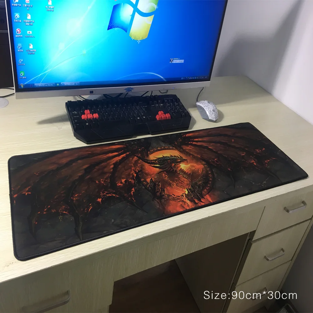 Игровой коврик для мыши большого размера 900x300 мм Коврик Для Мыши ПК ноутбука