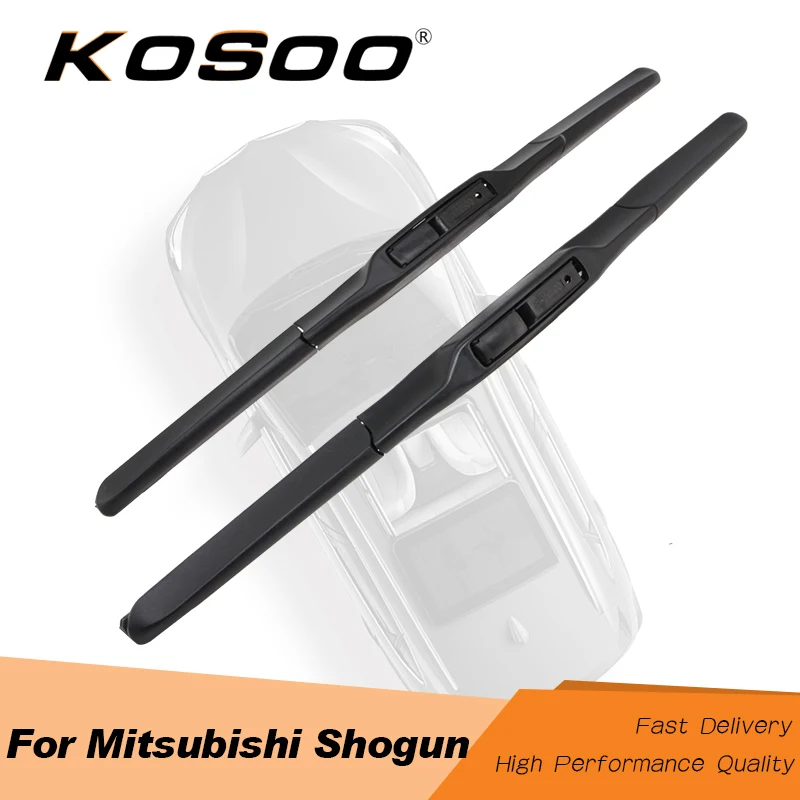 

KOSOO For Mitsubishi Shogun Car Wiper Blades 2000 2001 2002 2003 2004 2005 2006 2007 2008 2009 2010 2011 2012 2013 2014 2015