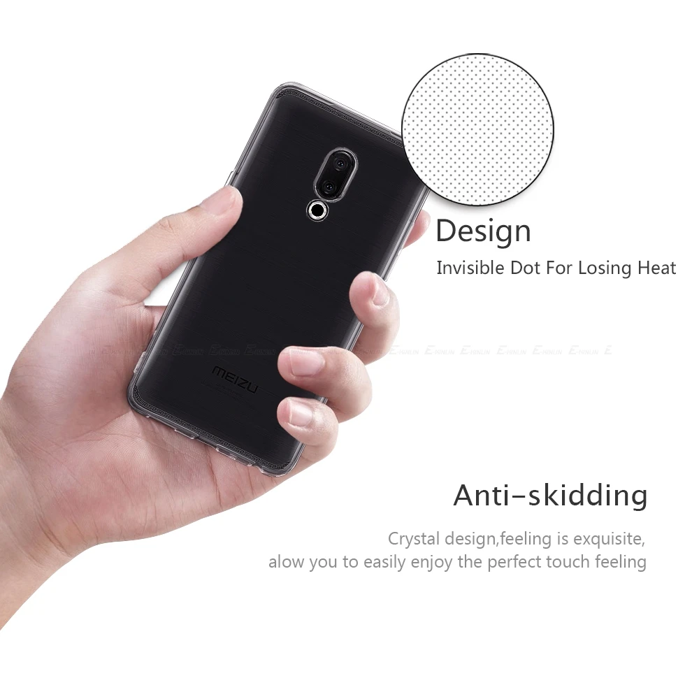 Фото Тонкий прозрачный мягкий чехол для Meizu 18X 18 18s 17 16X16T 16th 16S 16Xs X8 Pro Plus M5c M6T M6s M6 Note TPU чехол для телефона №4