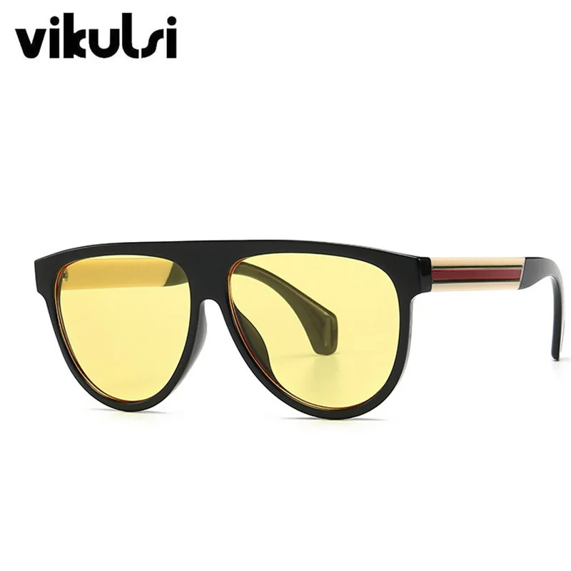 Женские Овальные Солнцезащитные очки брендовые цельные солнцезащитные с