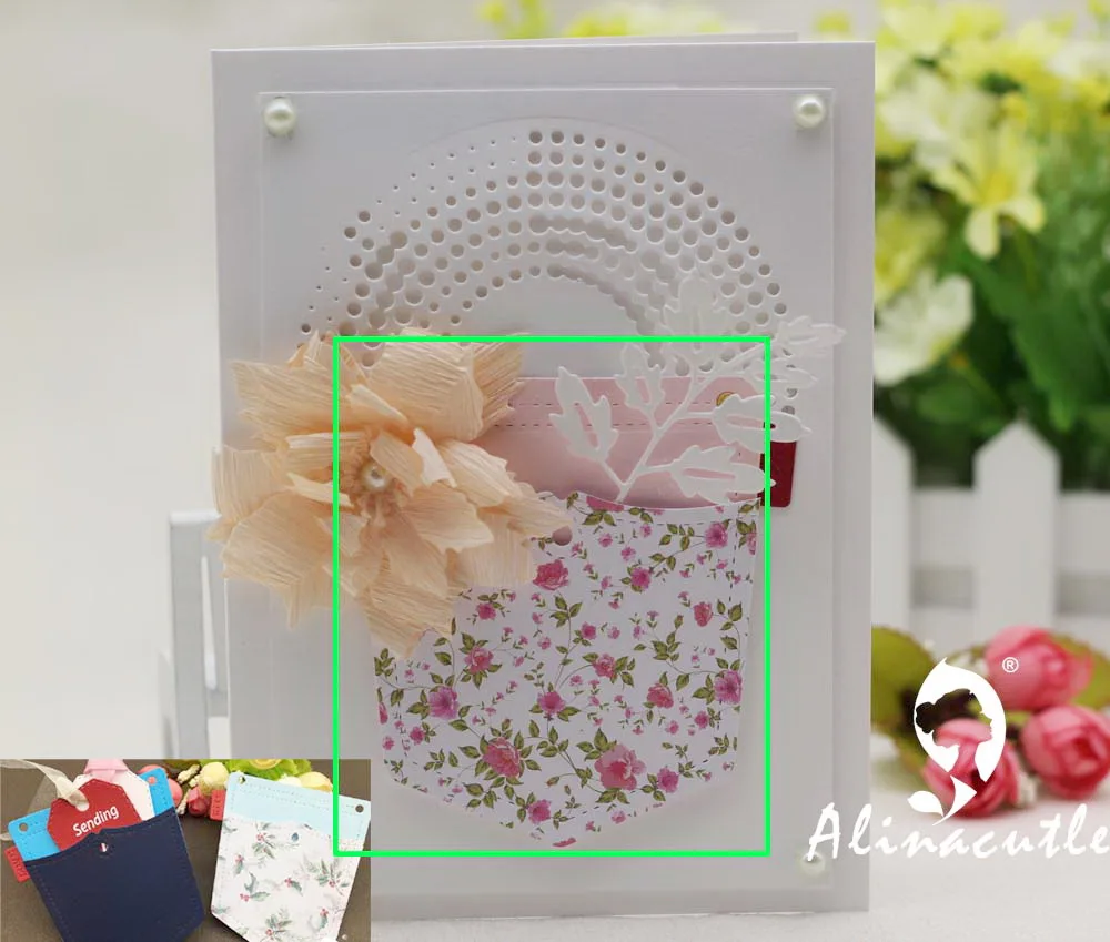 Металлические режущие штампы высечки alinacraft джинсы карманный Скрапбукинг бумага