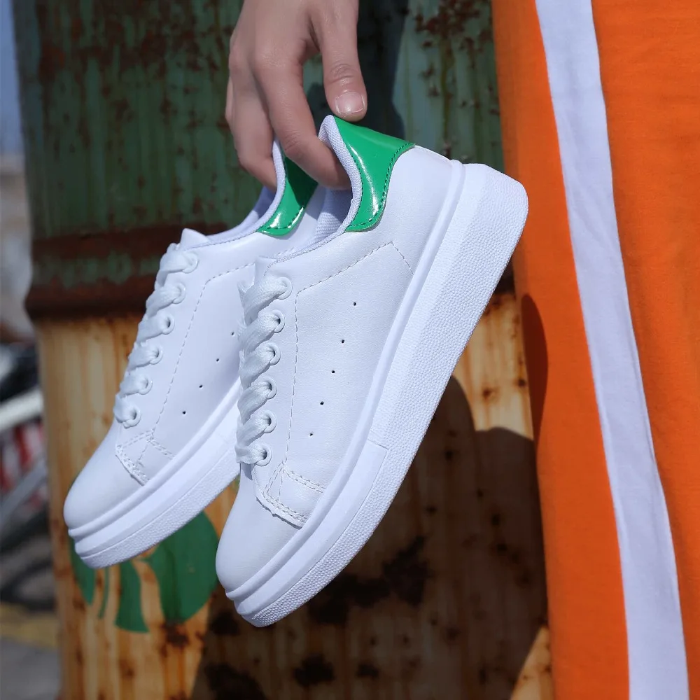 Женские повседневные кроссовки Aleafalling уличные на плоской подошве с круглым