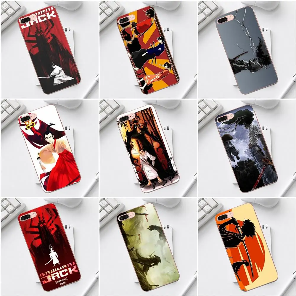 Qdowpz Sakura Moon Samurai Jack для iPhone 4 4S 5 5C SE 6 6S 7 8 Plus X XS Max XR Galaxy A3 A5 J1 J3 J5 J7 2017 чехлы телефонов |