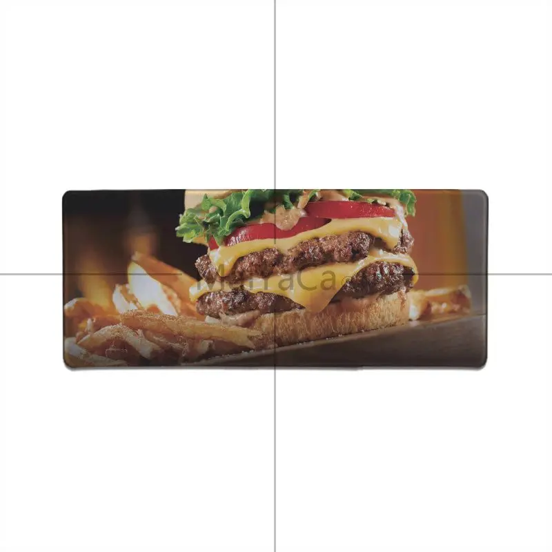 

MaiYaCa Fashion Chips Pizza food Hamburgers Gaming Mousemats Pad To Mouse Notbook Computer Gaming mouse pad Keyboard Mouse Mats