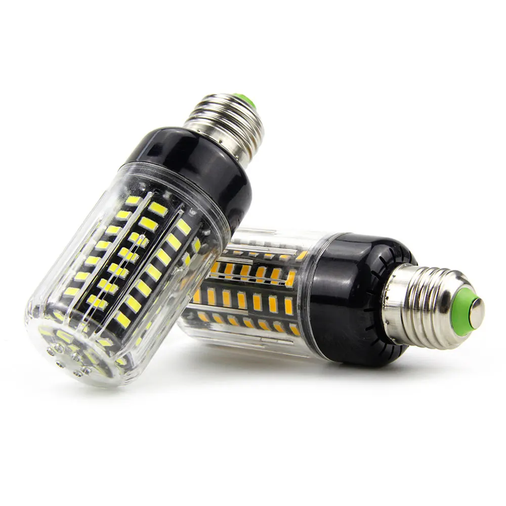 5736 SMD светодиодная кукурузная лампа Светодиодная 3 Вт 5 7 9 12 15 18 E27 без мерцания