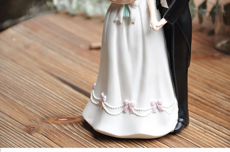 Новый Жених невеста фигура украшение забавная сцена для торта подарок