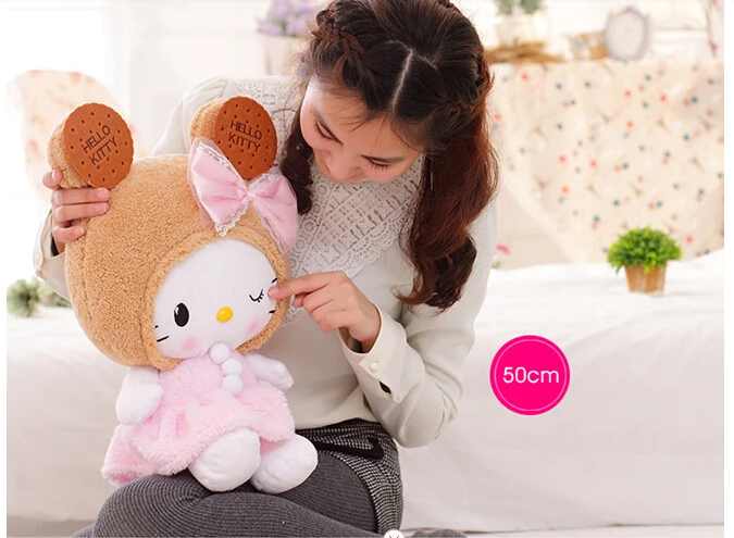Hello Kitty плюшевые Печенье стиль кукла 45 см размер лучшая цена Игрушки 1 шт. p532|doll plush