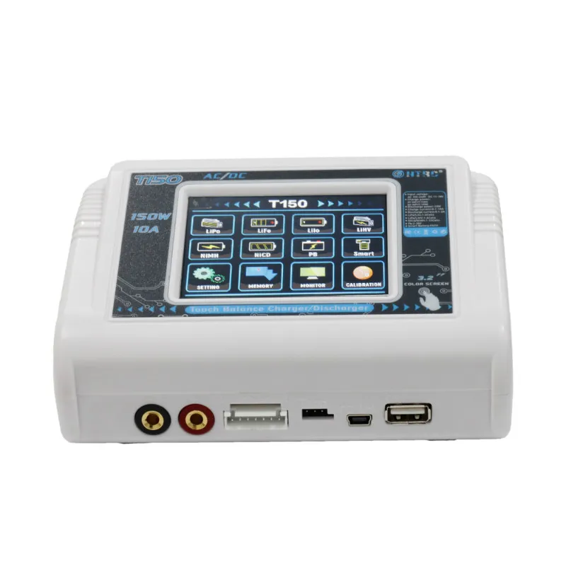 HTRC T150 150 Вт 10A AC/DC 1-6S зарядное устройство с сенсорным экраном | Игрушки и хобби