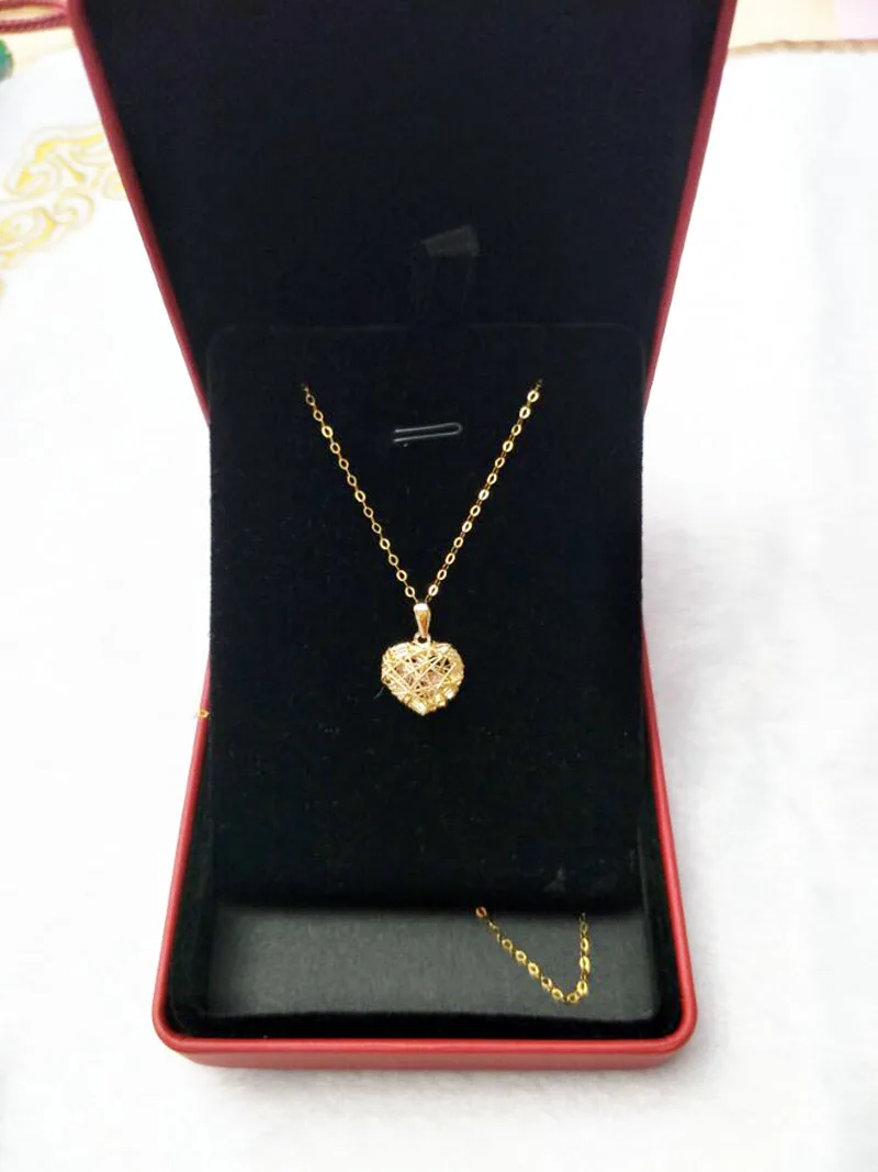Романтическое бриллиантовое ожерелье 18 K love