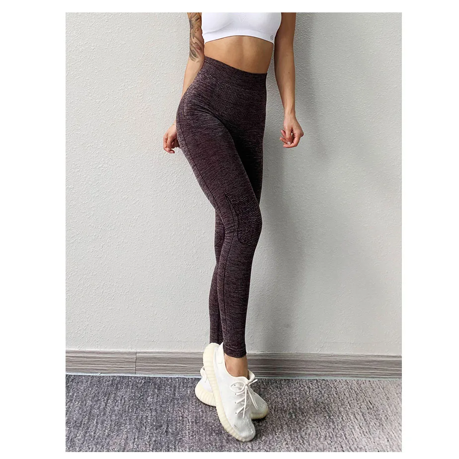 NORMOV Леггинсы спортивные женские для занятий фитнесом спортом в тренажерном зале