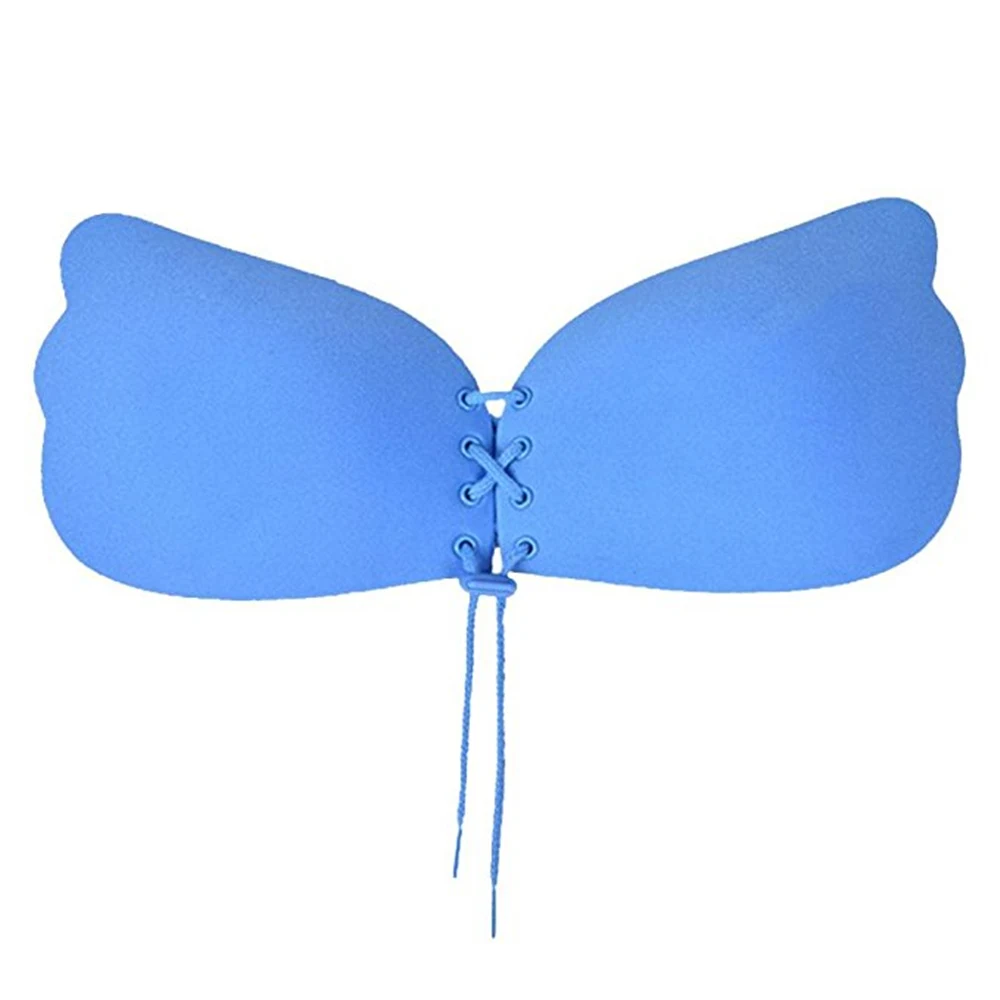 100 pcs/ lot Fashion Women Underwear Sexy Lingerie Silicone Adhesive Gel Push Up Backless Strapless Invisible Chest Bra