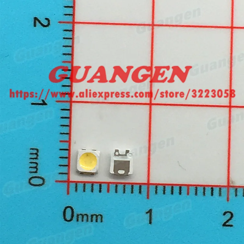 200 шт. для SAMSUNG 2828 светодиодный подсветка TT321A 1 5 Вт-3 Вт с zener 3 в 3228 холодный белый