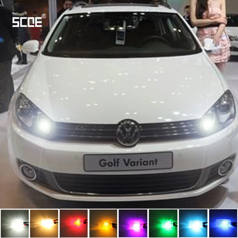 Передний светодиодный фонарь для Golf V вариант VI SCOE 2X 12SMD парковочный свет передний