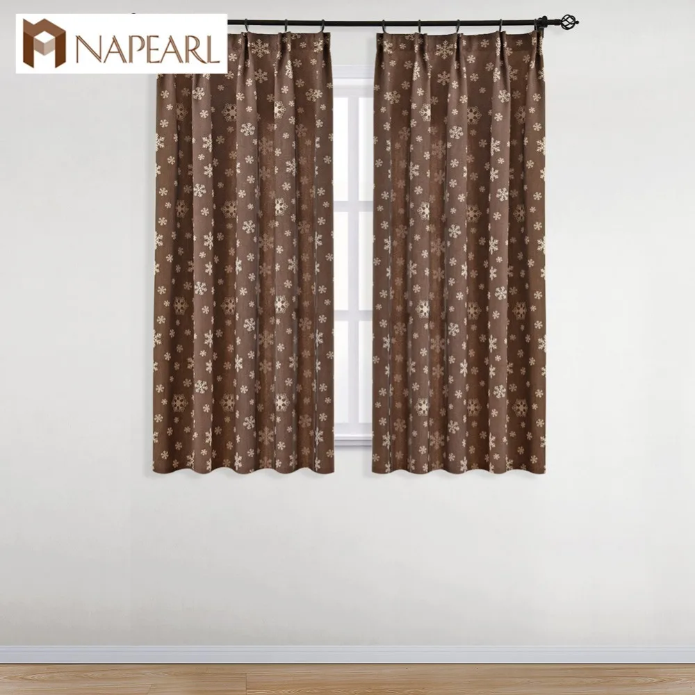Короткие шторы NAPEARL Snow для кухни гостиной полуабажур украшение на окно