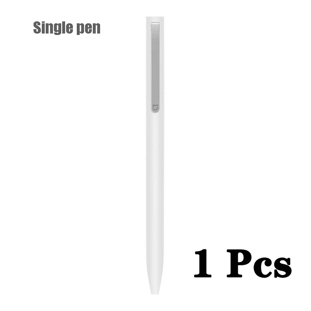 xiaomi pen 10 шт./лот,, ручка Xiao mi KACO, 0,5 мм, Xio mi, Signature, Gal, чернила для гладкого письма, прочные, для подписи, Пишущие принадлежности, черный цвет, заправка - Цвет: xiaomi pen