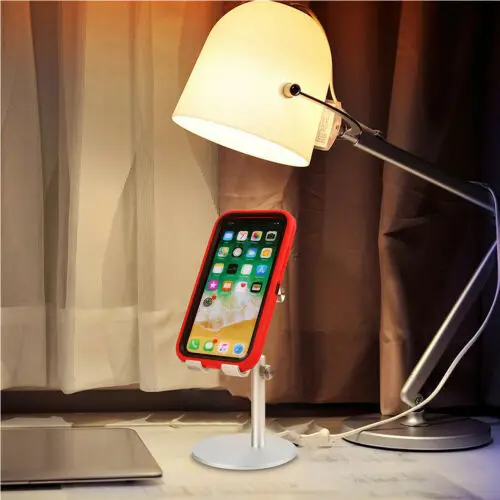 

Universal Aluminum Desktop Desk Stand Holder Mount For Cell Phone and Tablet