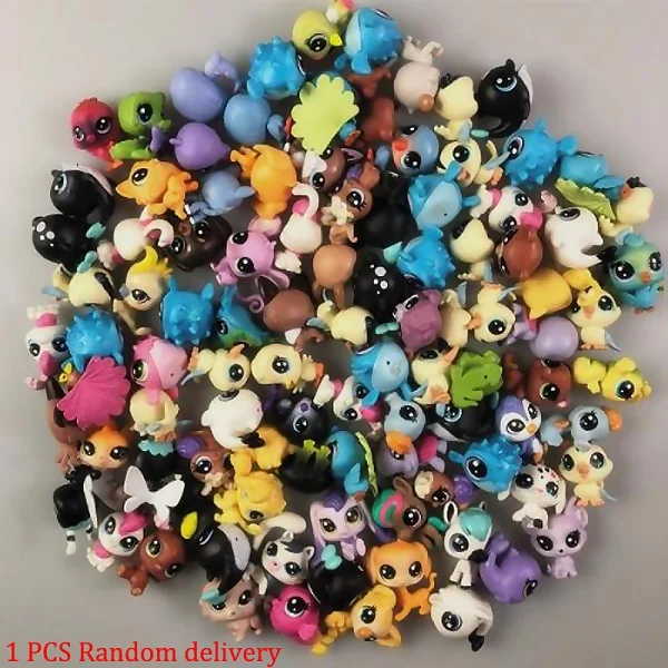 200 Pet shop lps игрушки короткие волосы кошка сверкающие глаза Розовый Белый Красный kitty фигурка для детей подарок collie great dane - Цвет: 200