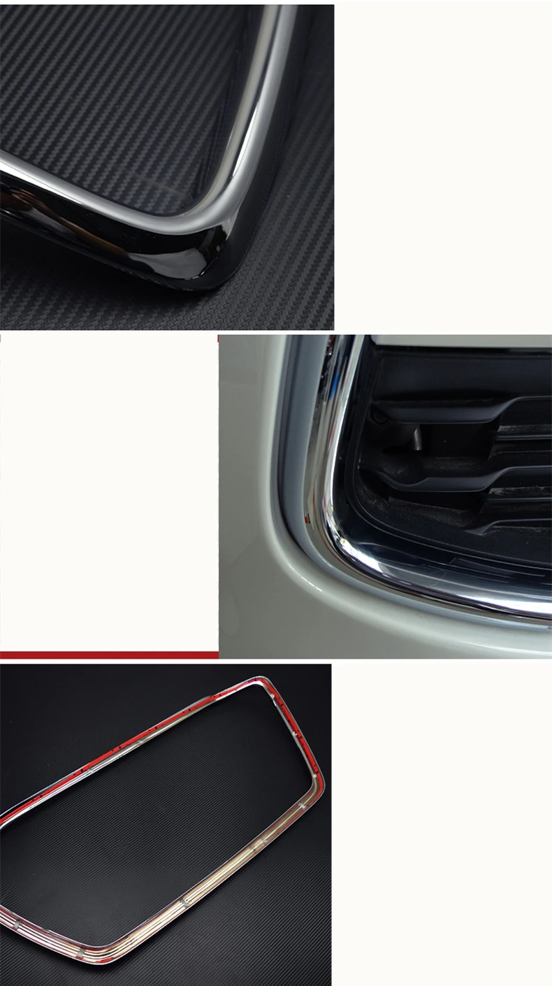 Для Mitsubishi ASX 2013- ABS Хромированная передняя решетка бампера двигателя верхняя Центральная декоративная яркая рамка авто аксессуары