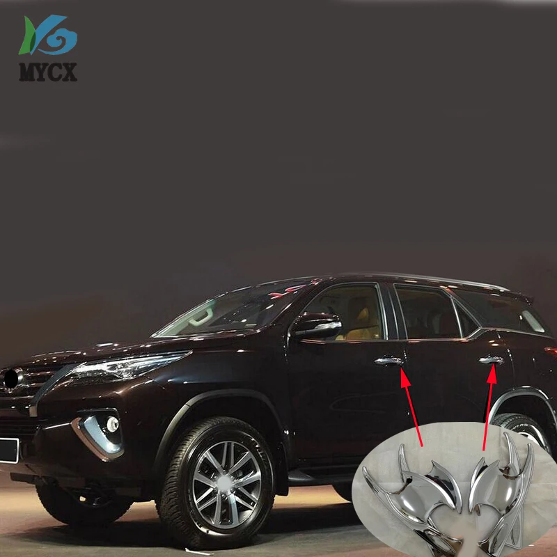 2016 2017 для Toyota Fortuner 2015 аксессуары Вставка дверной ручки Чаша отделка