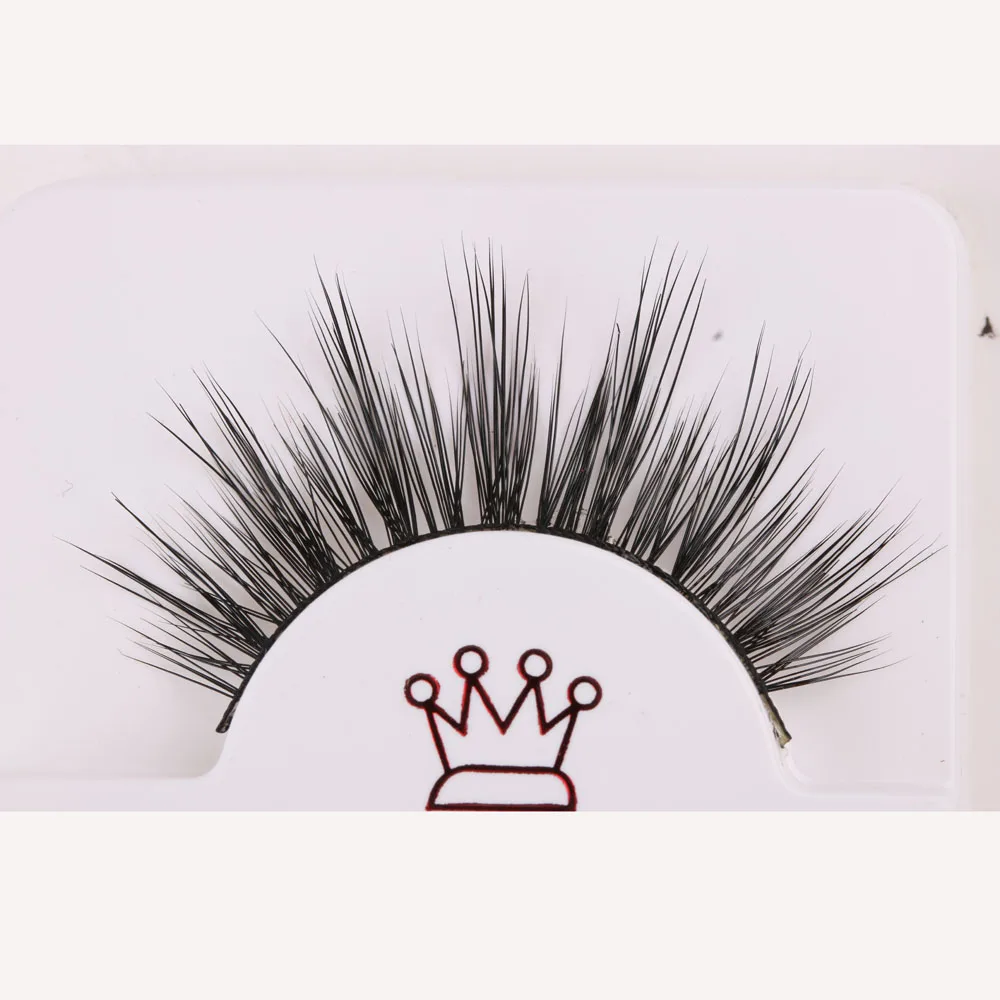 Накладные ресницы 1 пара черные 100% натуральные норковые для наращивания|eyelash