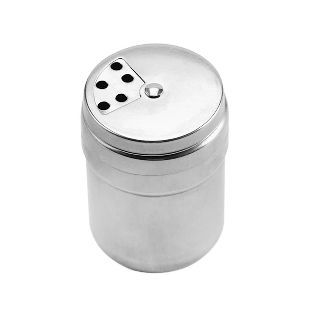 Нержавеющая сталь шейкер для специй Jar сахар, соль, перец травы бутылочка для хранения зубочисток барбекю хранилище специй бутылка кухонный инвентарь