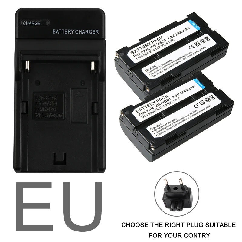 charger and 2battery RP настенное зарядное устройство для sony NP-F550/F750/F960/F330/F570 PA-VBD1 PA-VBD2 батареи Удобное Зарядное устройство - Цвет: charger and 2battery