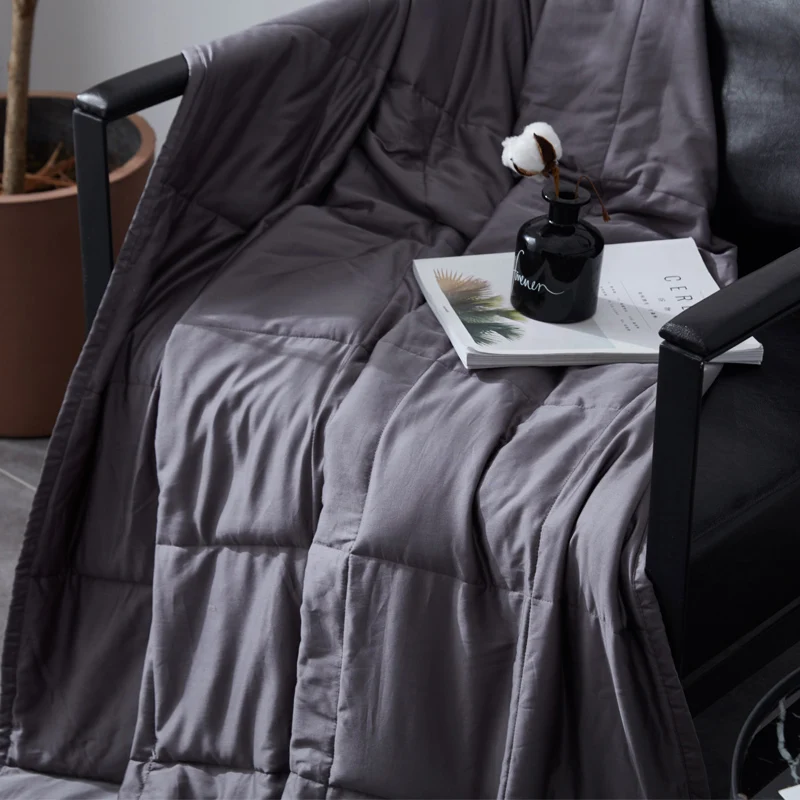 American Weighted Blanket Velvet Quilting Sleep Aiding Child Autism Assisted Size 40*60/48*72/60*80in | Дом и сад