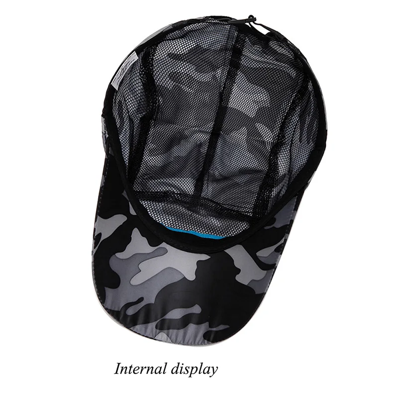 

Camouflage hat outdoor climbing running adventure leisure sports cap Adjustable Breathable Camping Hip-Hop Hat