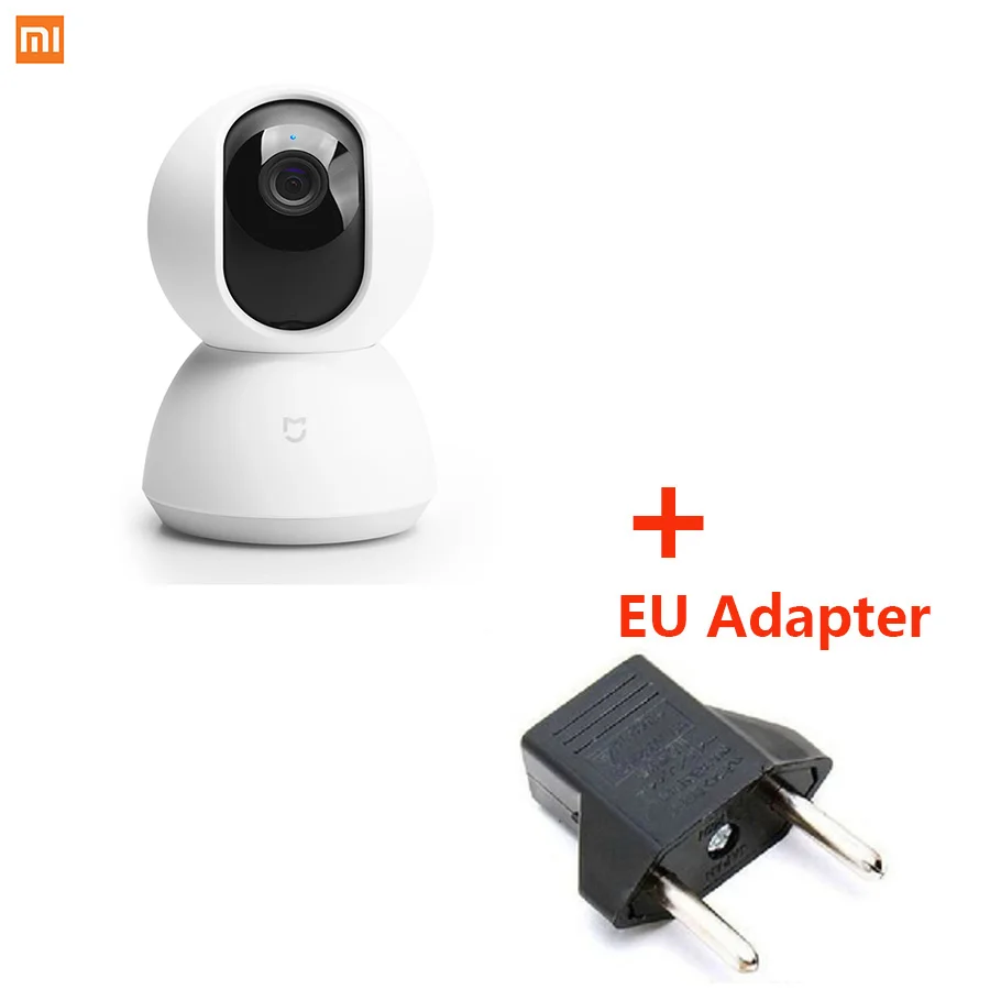 Оригинальная Xiao mi умная домашняя камера безопасности 1080P hd 360 градусов камера ночного видения IP Cam wifi используется для управления приложением mi home - Цвет: camera EU