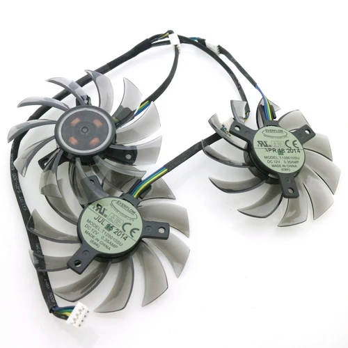 3 шт./лот T128010SU DC12V 0.35A 75 мм вентилятор для Gigabyte GTX1050 1060 1070 1080 G1 N950OC N960G1 N970 Графика карты вентилятор охлаждения - Цвет лезвия: T128010SU-B-3pcs