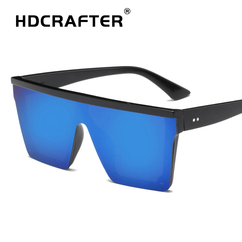 HDCRAFTER Мужские квадратные солнцезащитные очки Для женщин UV400 с плоским верхом