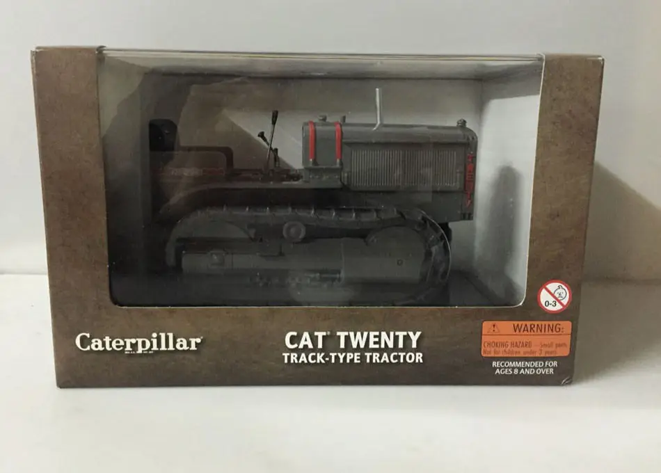 Редкий! Гусеничный трактор Norscot Cat Twenty Track type 1:16 масштаб литья под давлением 55201|m2
