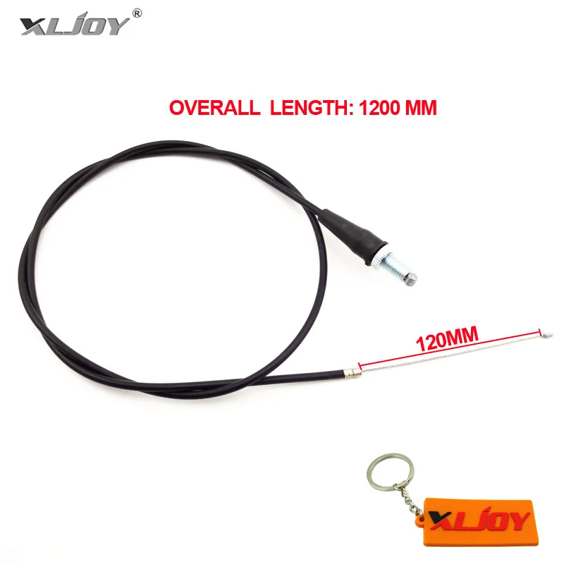 XLJOY 1200 мм 47 ''прямая головка черный мотоциклетный кабель дроссельной заслонки