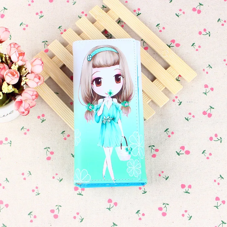 Женские кошельки, Мультяшные кошельки для девочек, женские сумочки, сумочка для денег, монет, карман для карт, ID держатель, длинный женский кошелек, сумка, сумки