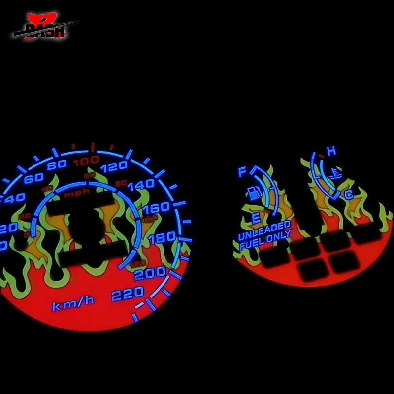 DASH EL Glow Gauge для Civic EG 1995 автоматическая передача звука дизайн с активированным