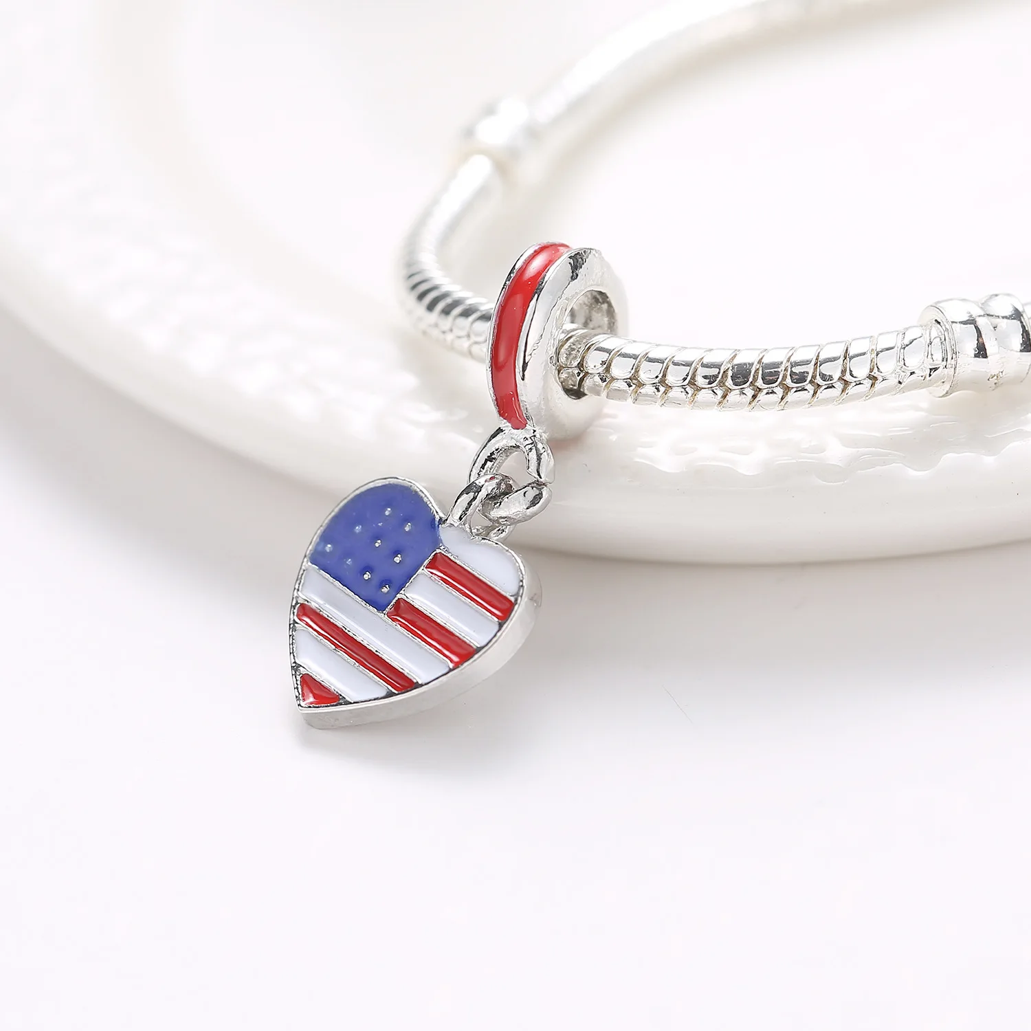 Модные женские американские подвески подходят для оригинальных браслетов и