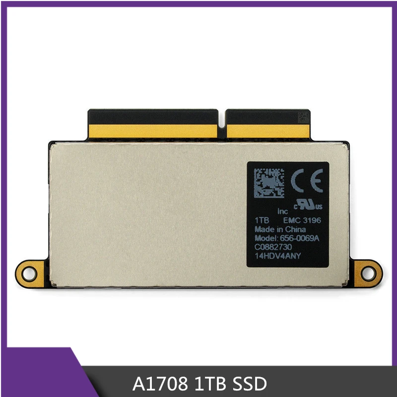 Года SSD для MacBook retina 1" A1708 твердотельный накопитель 128 ГБ 256 ГБ 512 ГБ 1 ТБ SSD