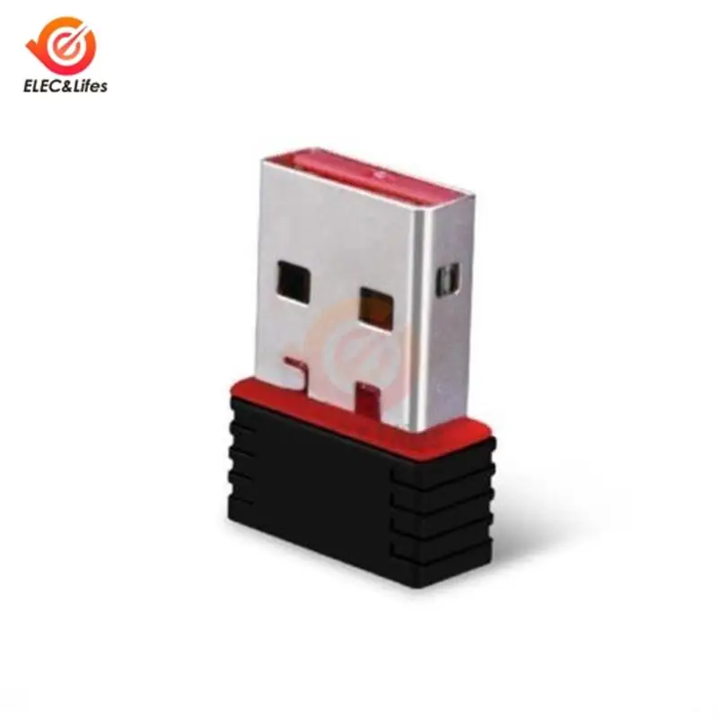 Сетевой адаптер Mini USB 2 0 802.11n 150 Мбит/с Поддержка шифрования WEP WPA 64/128 бит/с для ПК