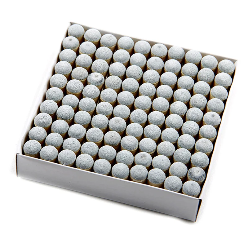 

100pcs /set 9mm/10mm/11mm/12mm/13mm Tip Slip-on Pool Cue Tips Billiard Billiard Club Head Tip Snooker Mouth Billiard Accessories