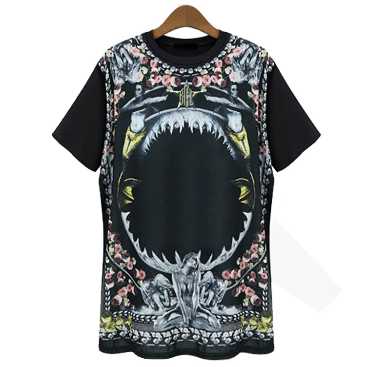 Женские футболки с принтом в винтажном стиле женские коротким рукавом и круглым