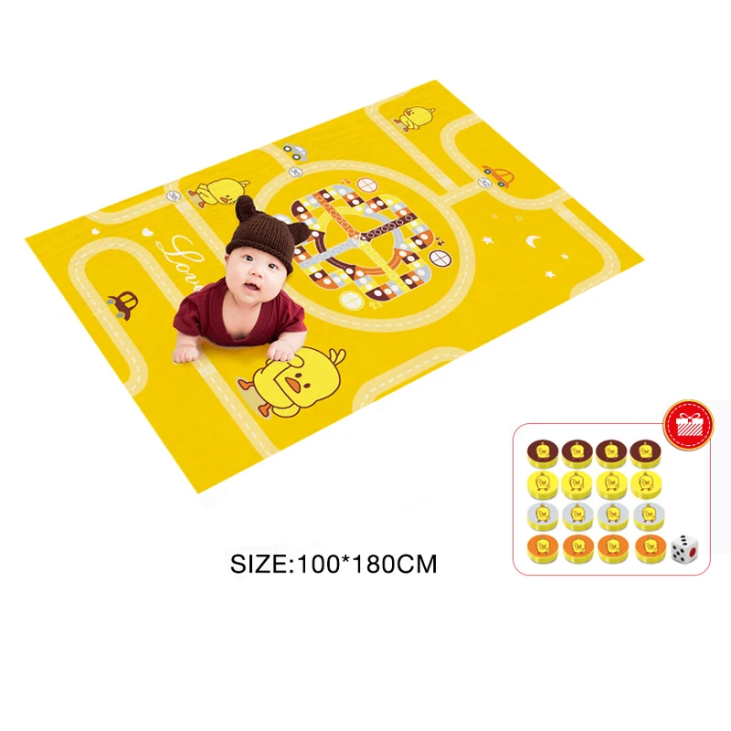 Детский игровой коврик развивающий пазл милый на утином пуху детский