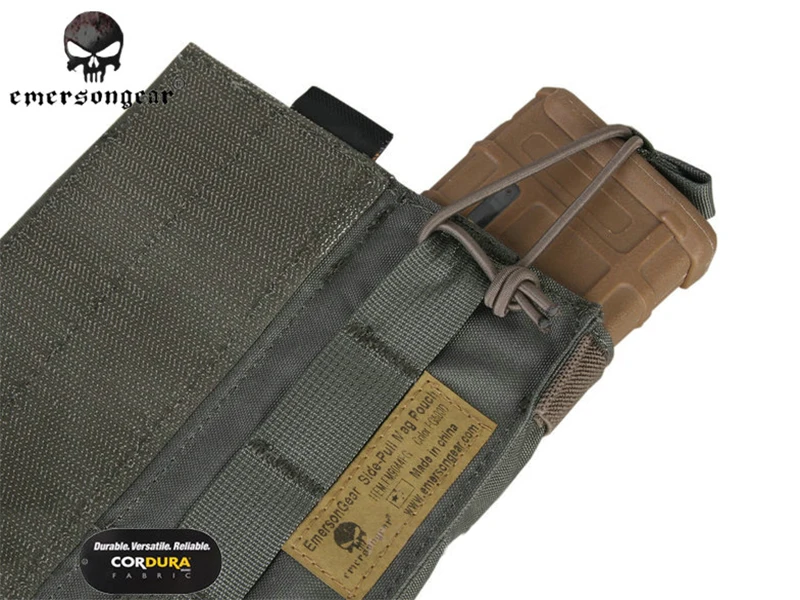 Emerson Шестерни боковая Выдвижная подсумок M4 Molle тактический магнитный крюк и петля с Шестерни EM9044 Мультикам цвет black Coyote коричневый