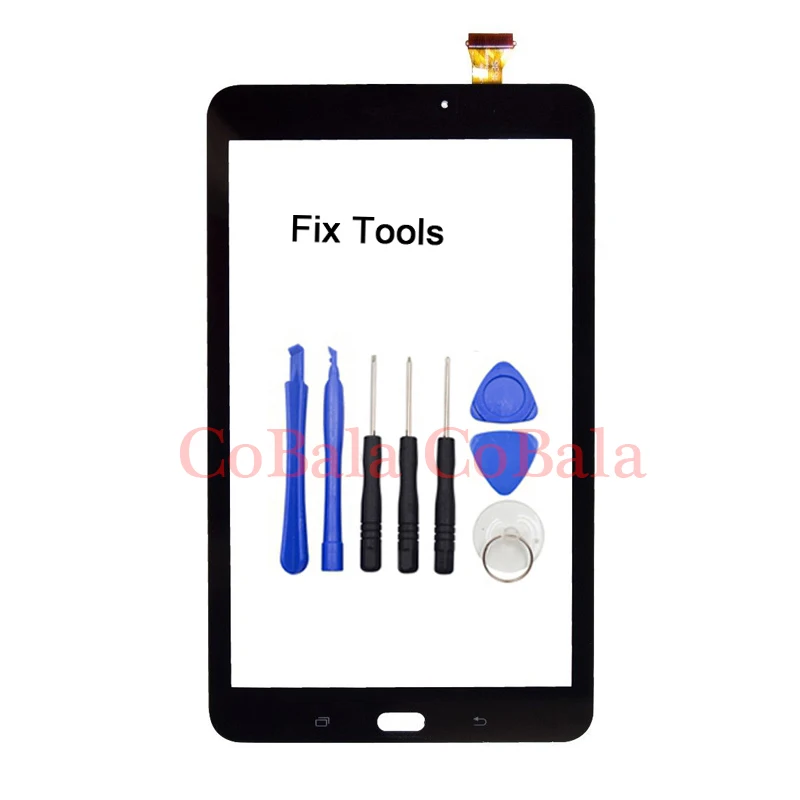 1 шт. для samsung Galaxy Tab E 8,0 T375 T377 T378 T377P, Внешний ЖК-экран, дигитайзер, переднее стекло, датчик+ клей