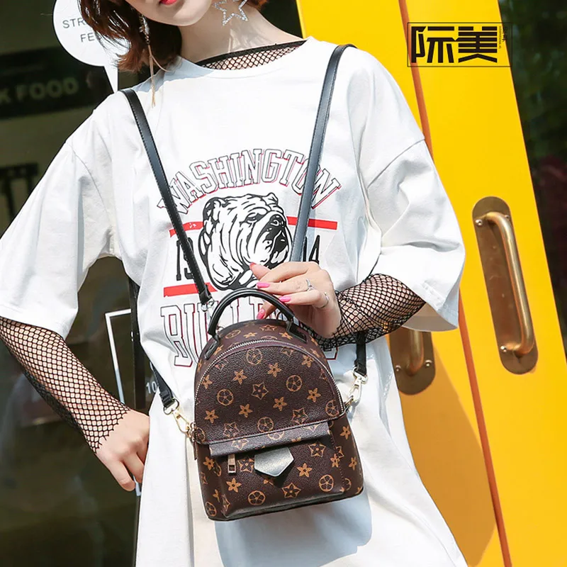 Swdf Синтетическая кожа Рюкзак Путешествия Мини колледж сумка пространство