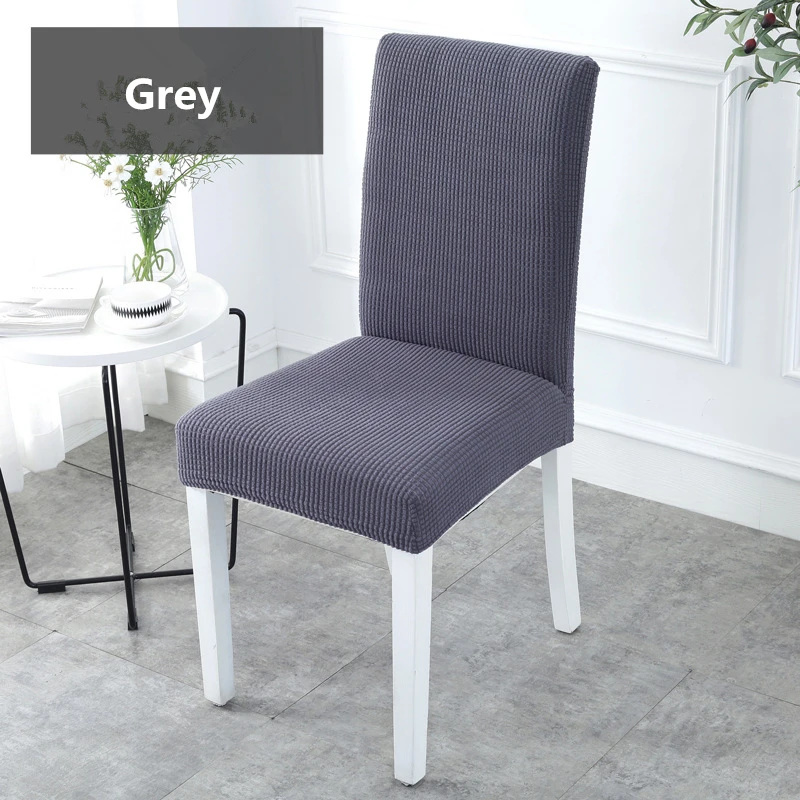 Утолщаются чехлы на стул из спандекса однотонный Бархатный Чехол для стула