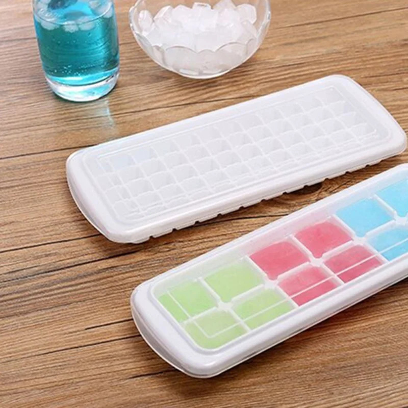 Высокое качество утолщенные пластиковые 48 сетки льда Куб Плесень со съемной