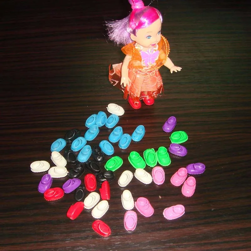 

200Pairs/lot Wholesale Mini Kelly Simba Shoes Dolls Accessories Shoes