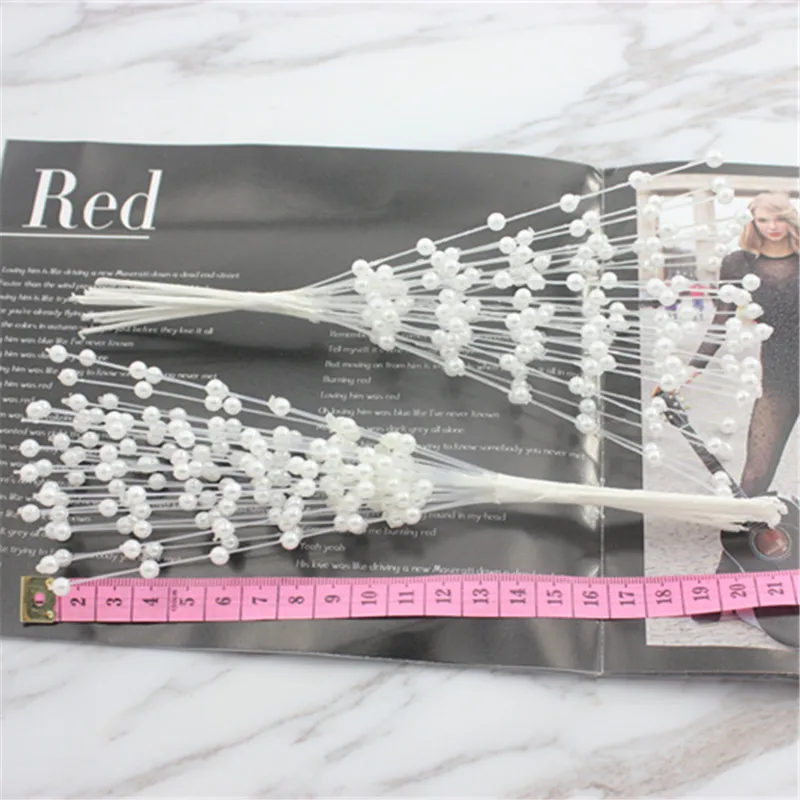 100 шт. искусственных жемчужных бусин аксессуары для украшения волос невесты