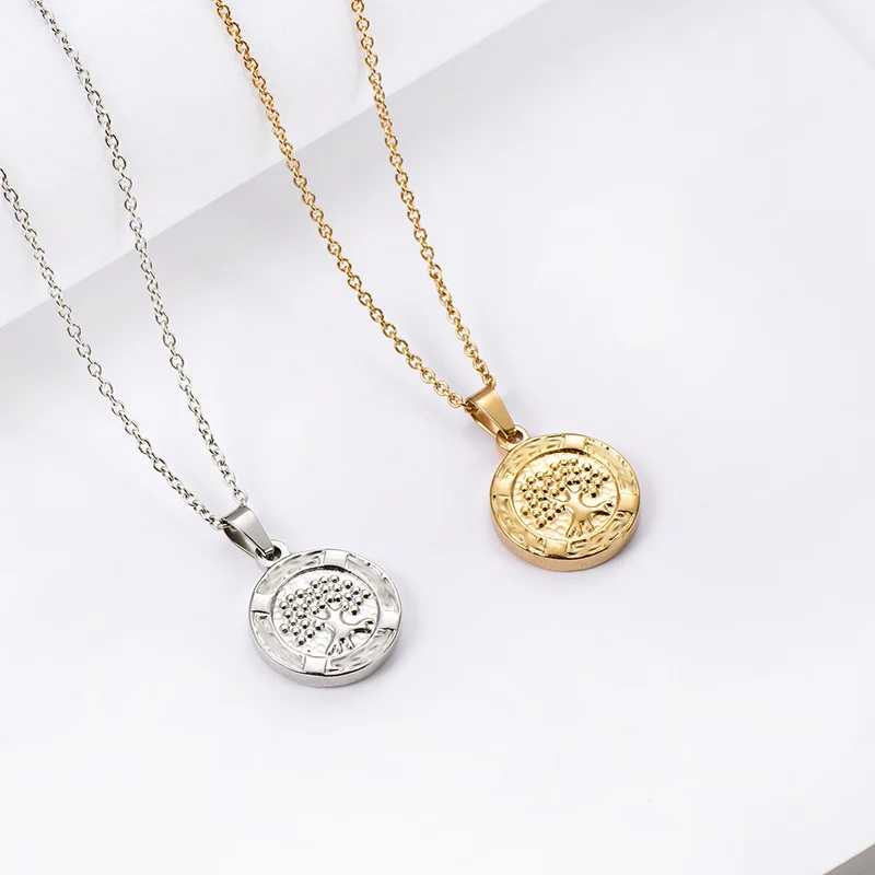 ZFVB ожерелье с подвеской в виде дерева жизни Женские Ювелирные изделия 316L из